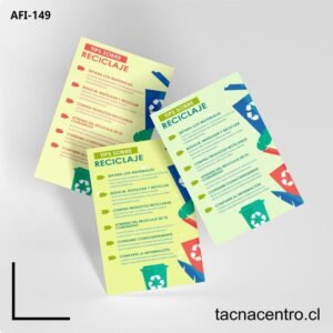 Afiches publicitarios del reciclaje