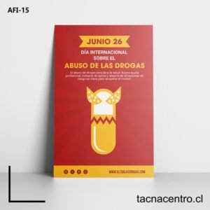 IMPRESION DE Afiches de las drogas