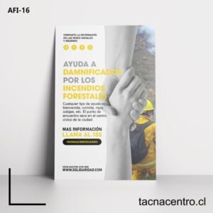 IMPRESION DE Afiches de la solidaridad