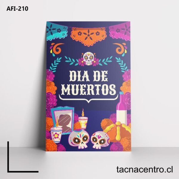 Afiches del día de los muertos
