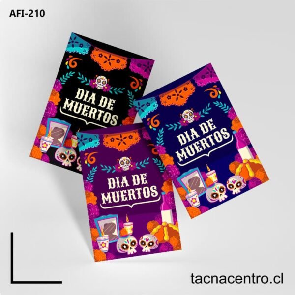 Afiches del día de los muertos