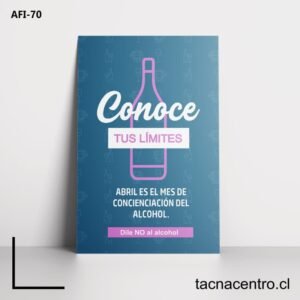 impresion de Afiches del alcoholismo