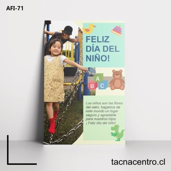 Afiches del dia del niño 2 impresion de Afiches del dia del niño