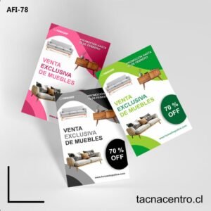 Afiches publicitarios de productos