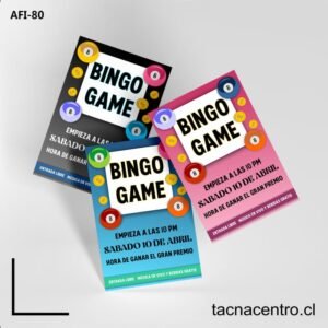 impresion de Afiches de bingo