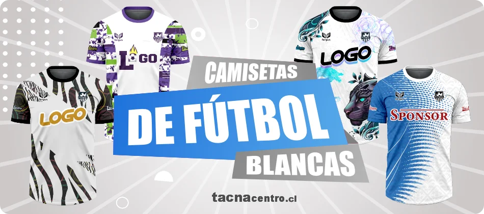 Camisetas de Futbol Blancas Personalizadas 1 camisetas de futbol blancas personalizadas chile