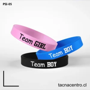 Pulseras de goma impresas CHILE