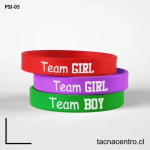 Pulseras de goma impresas CHILE
