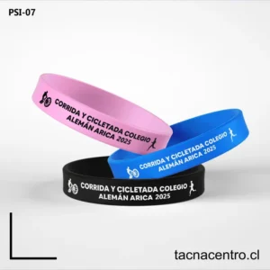 Pulseras de goma para eventos CHILE