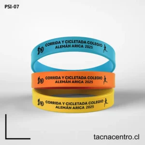 Pulseras de goma para eventos CHILE