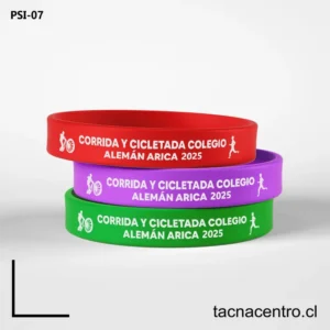 Pulseras de goma para eventos CHILE