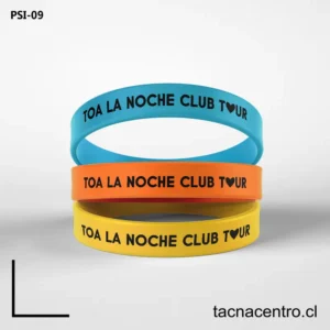 Pulseras de goma para publicidad CHILE