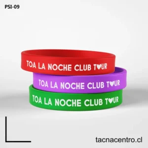 Pulseras de goma para publicidad CHILE