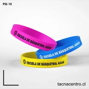 Pulseras deportivas de goma CHILE