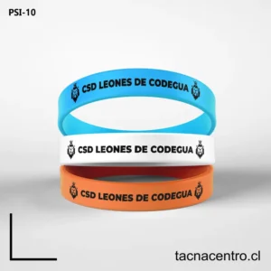 Pulseras deportivas de goma CHILE