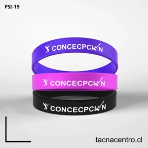 Pulseras de silicona en Concepcion CHILE