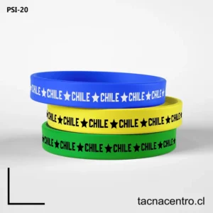 Pulseras de silicona en Chile