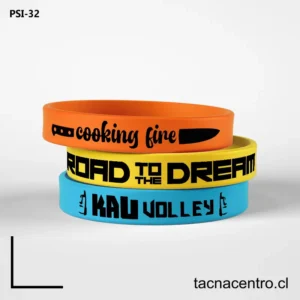 Modelos de pulseras de silicona