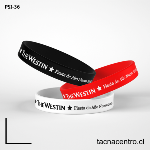 Pulseras para eventos de silicona 3 Pulseras para eventos de silicona chile