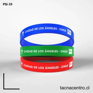 Pulseras de silicona personalizadas en los Angeles Chile