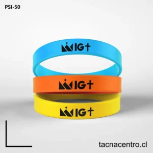 pulseras de silicona estampadas CHILE
