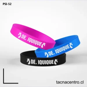 Pulseras de silicona en Iquique CHILE