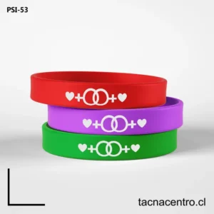 Pulseras de silicona LGBT CHILE