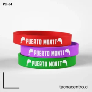 Pulseras de silicona en Puerto Montt