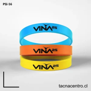 Pulseras de silicona en Viña del mar