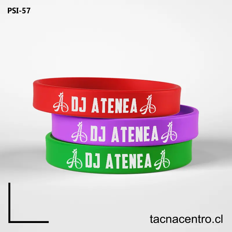 Pulseras de goma de DJ internacionales