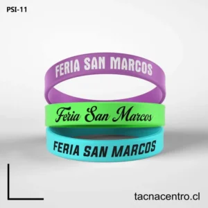 Pulseras de goma en Aguascalientes CHILE