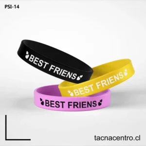 Pulseras de goma Best Friends CHILE
