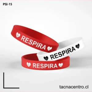 Pulseras de Goma con Impresión chile