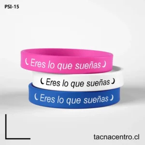 Pulseras de Goma con Impresión chile
