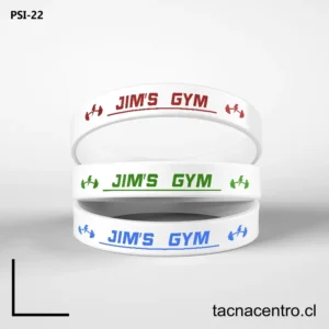 Pulseras de silicona blanca chile