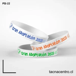 Pulseras de silicona blanca chile