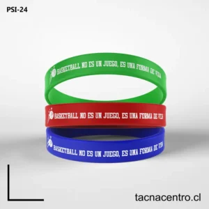 Pulseras de silicona para basketball CHILE