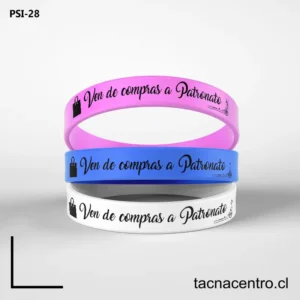 Pulseras de silicona en Patronato chile