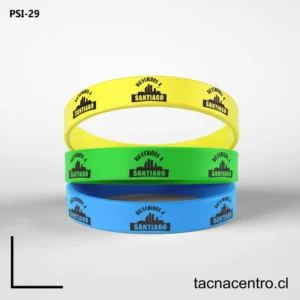 Pulseras de silicona en Santiago chile