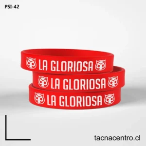 Pulseras de silicona U de Chile