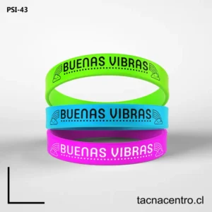 Pulseras de silicon arcoiris