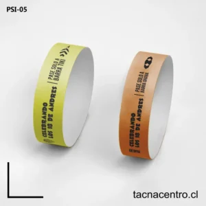 Pulseras de papel para fiestas