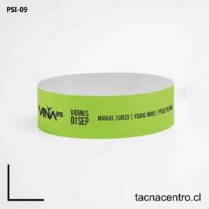 Pulseras de papel en Viña del mar