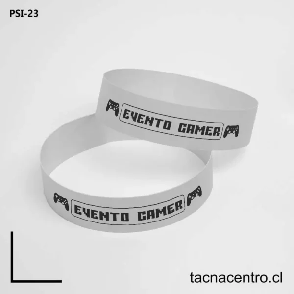 Pulseras de papel blanco 1 Pulseras de papel blanco chile
