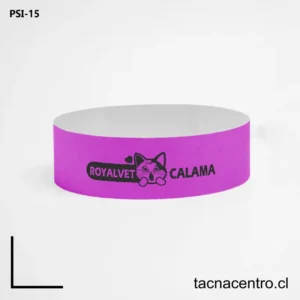 Pulseras de papel para eventos en Calama