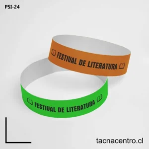 Pulseras de papel tyvek municipales