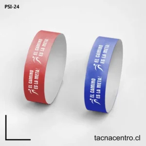 Pulseras de papel tyvek municipales
