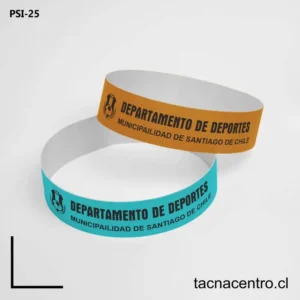 Pulseras de papel tyvek en Santiago