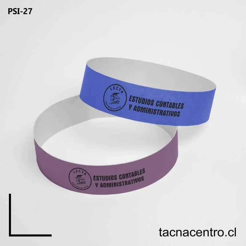 Pulseras fluor de papel en Antofagasta