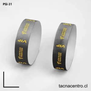 Pulseras tyvek negras